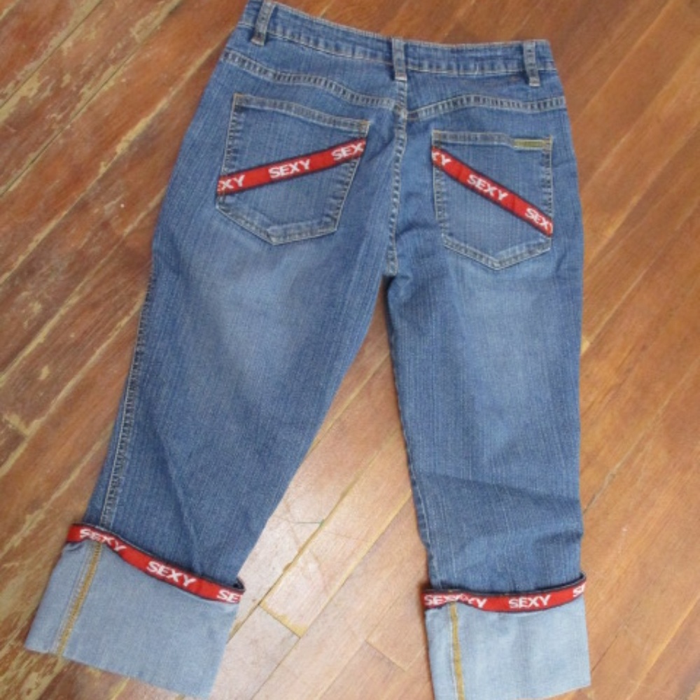 Rare Gazoz "Sexy" Capri Pedal Pusher Jeans 5/6